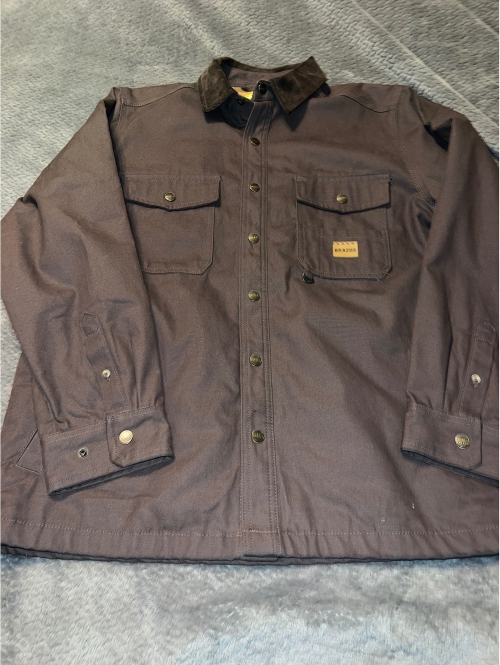 Brazos Men's Contractor
Flannel Lined Shirt Jacket, Medium